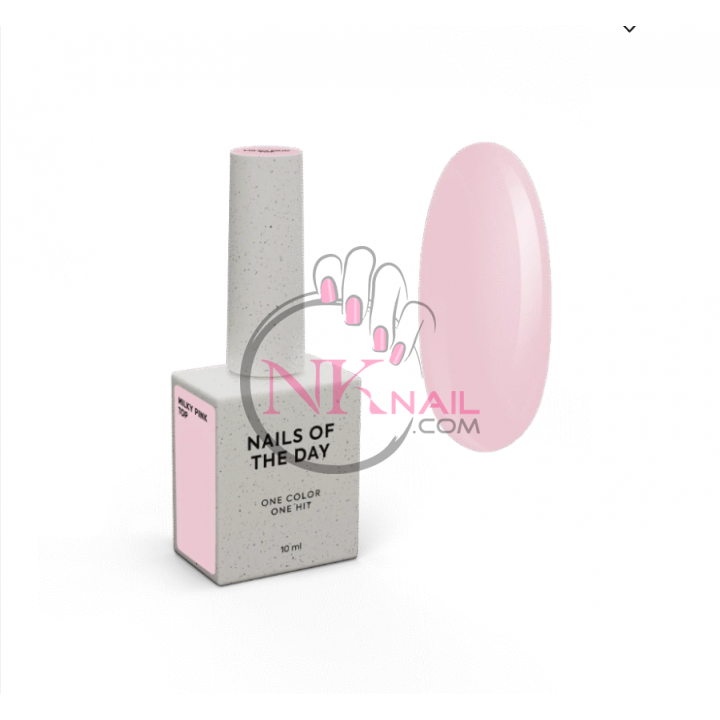 Топ NAILSOFTHEDAY Milky pink top, 10 мл TPO free
